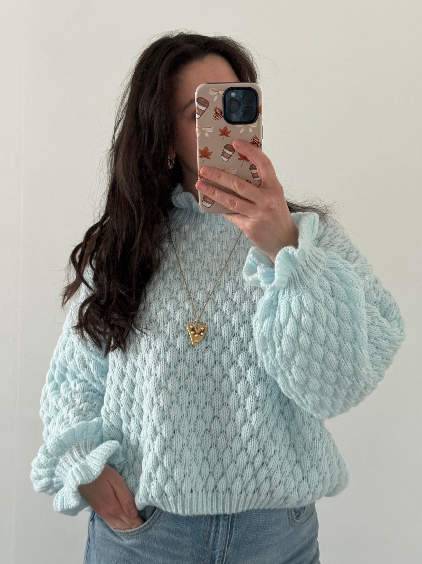 Trui Bubble | Licht Blauw