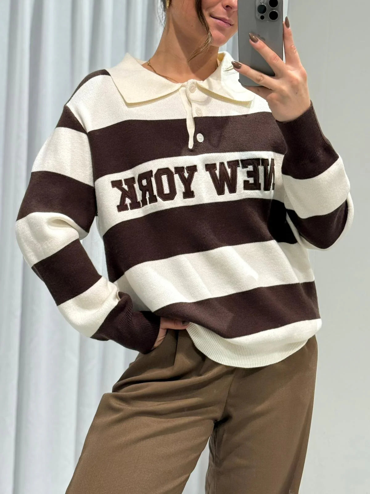 Trui New York - Brown