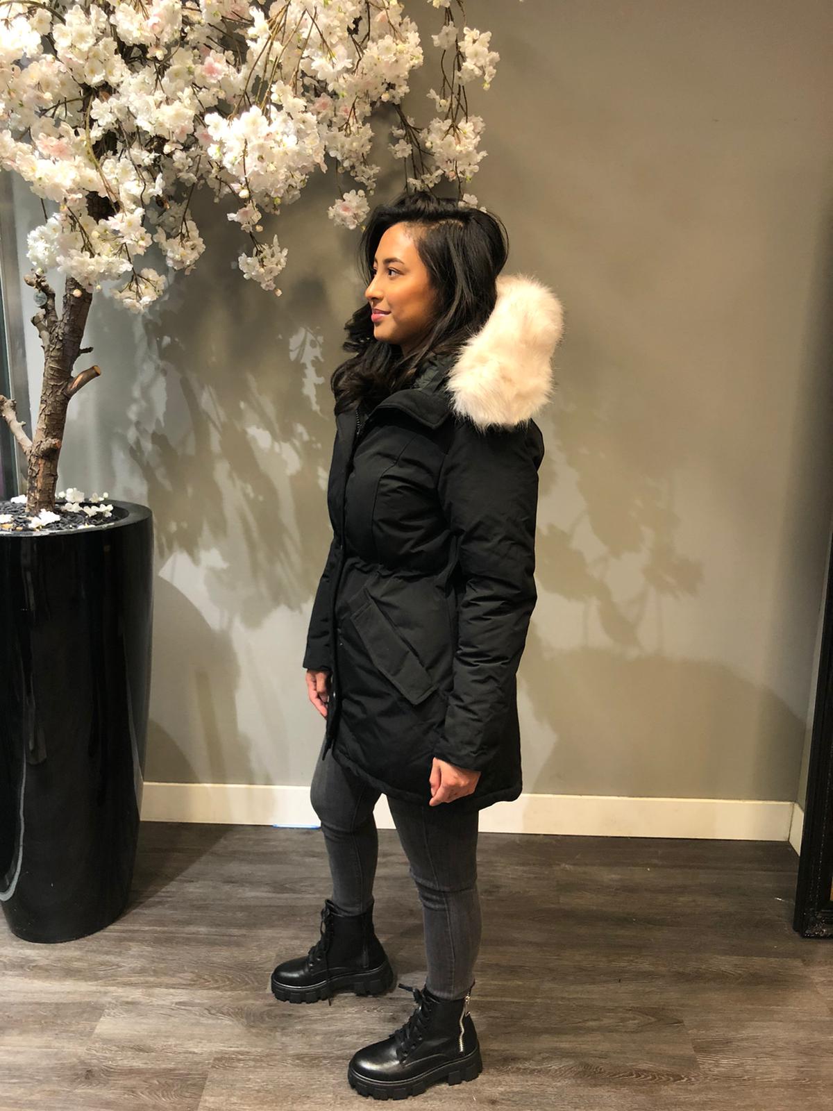 Faux Fur coat - Black