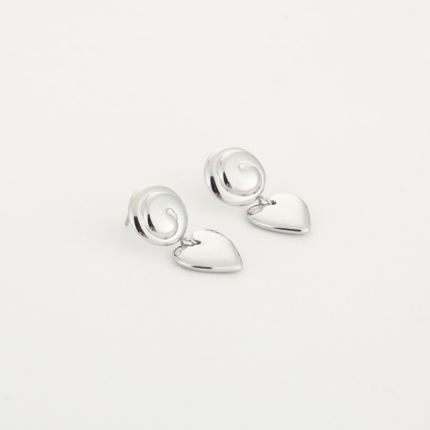 Oorbellen Klein Hartje - Zilver
