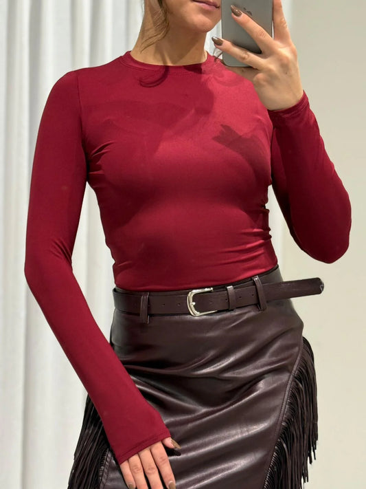 Top Marlie - Burgundy