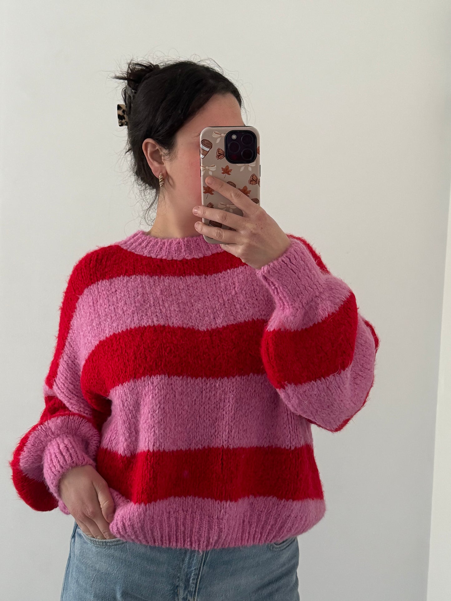 Trui Cher | Rood/Roze
