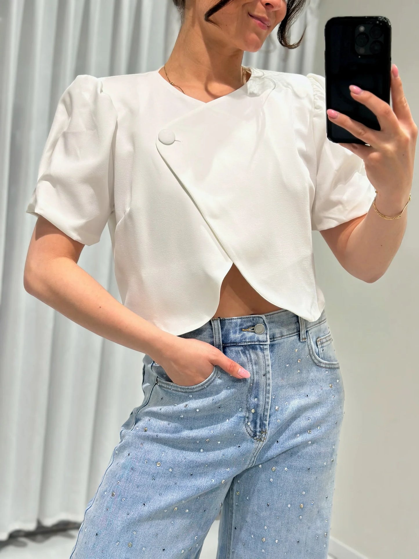 Pien top | White
