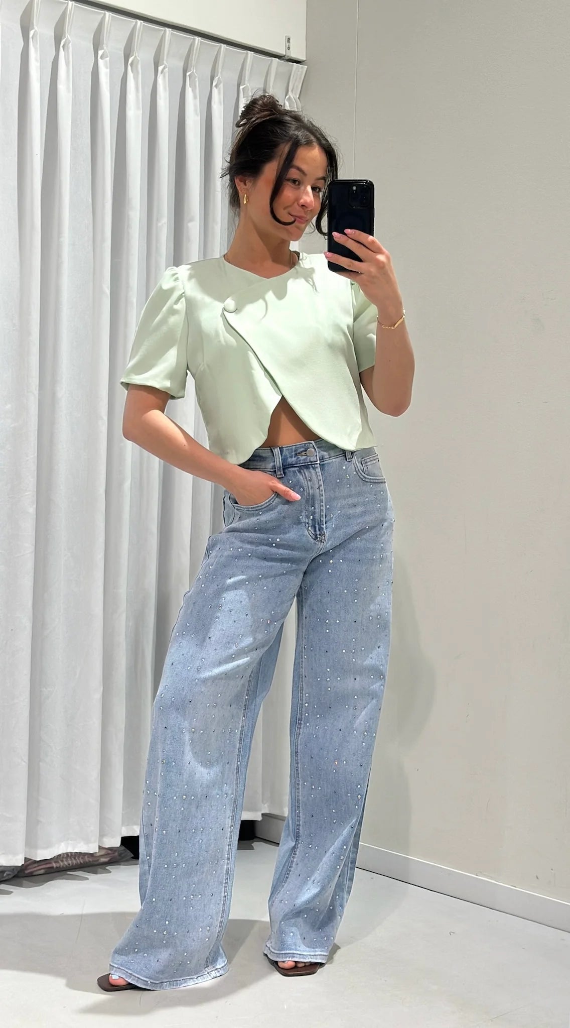 Pien top | green