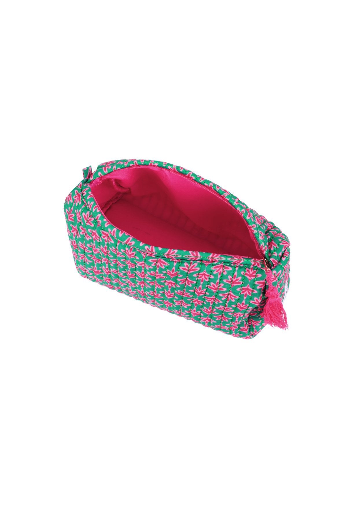 Flower Make up bag | Green