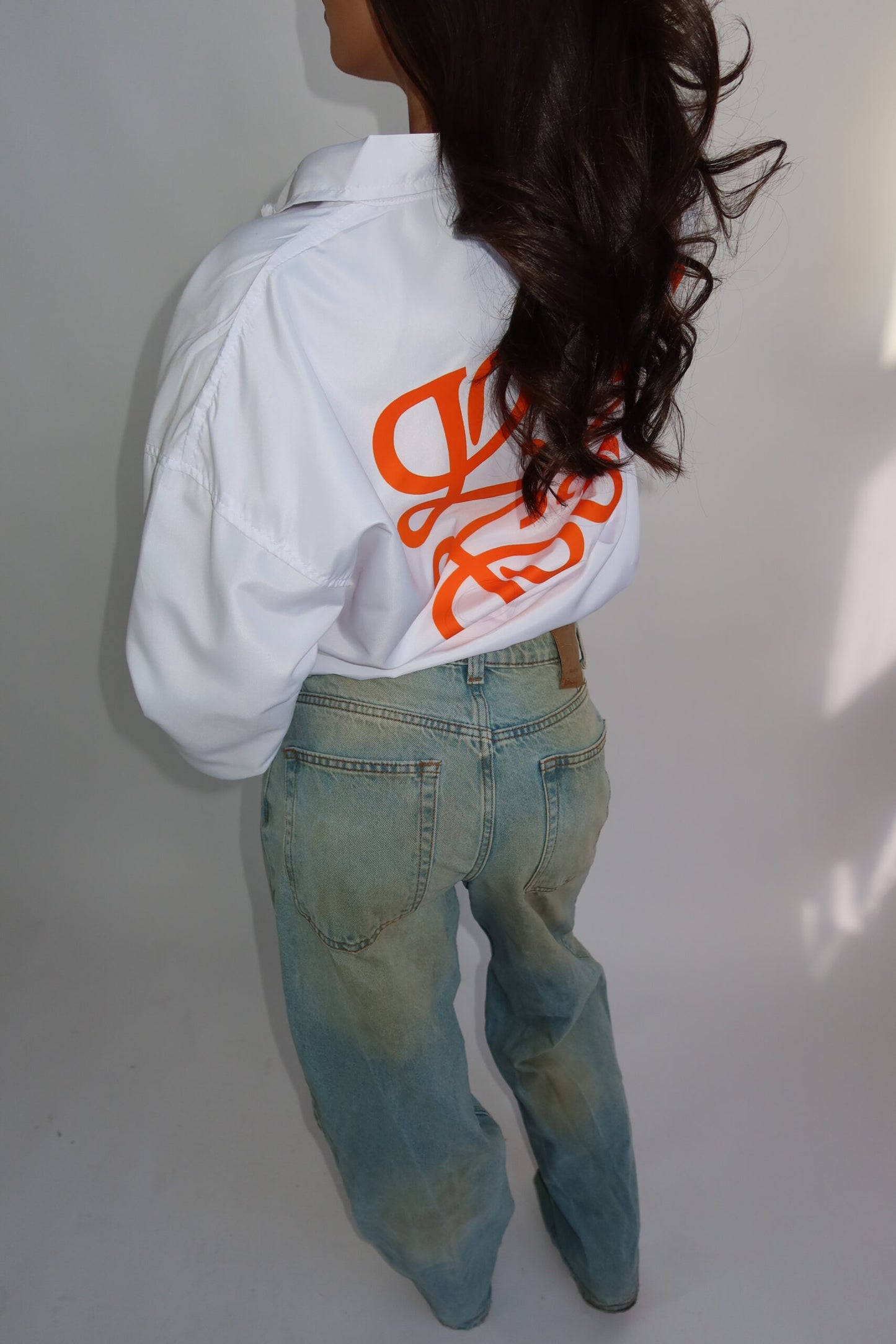 The Monogram Jacket | White