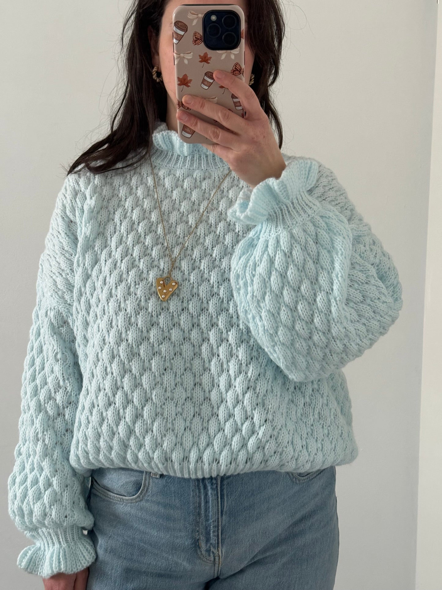 Trui Bubble | Licht Blauw