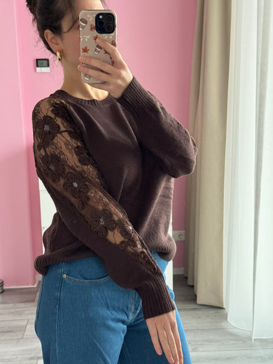 Trui Suzanna - Choco