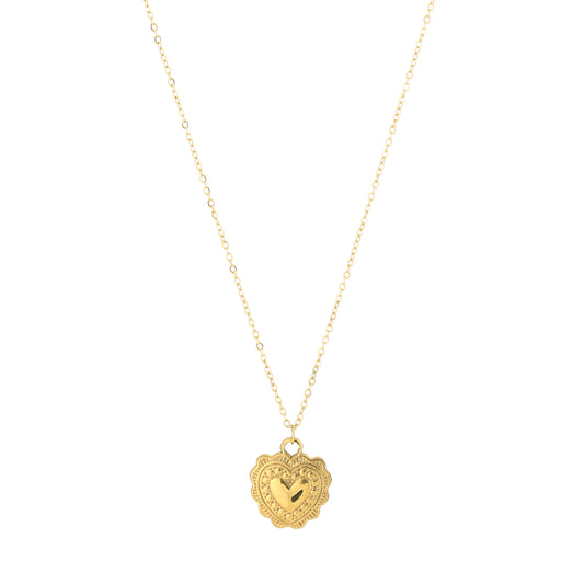 Ketting Met Hartje - Goud