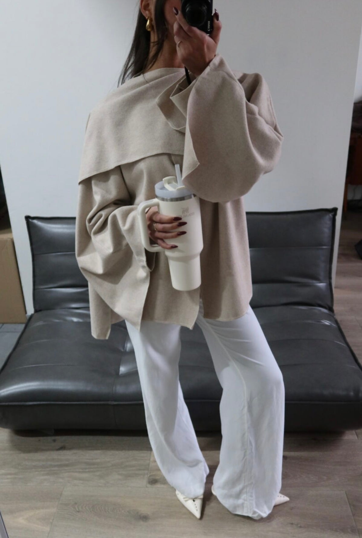 Scarf Jacket - Vanilla