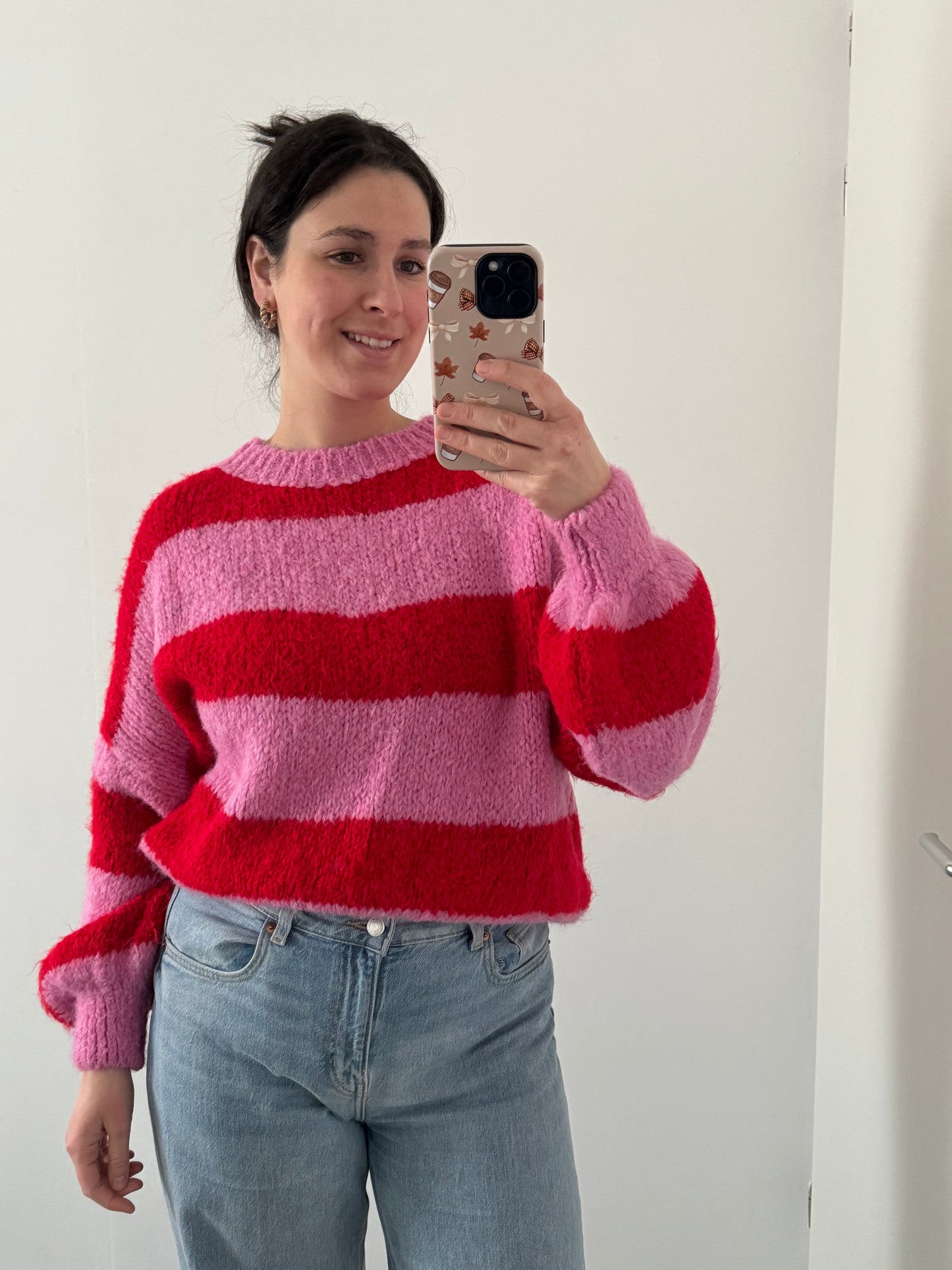 Trui Cher | Rood/Roze