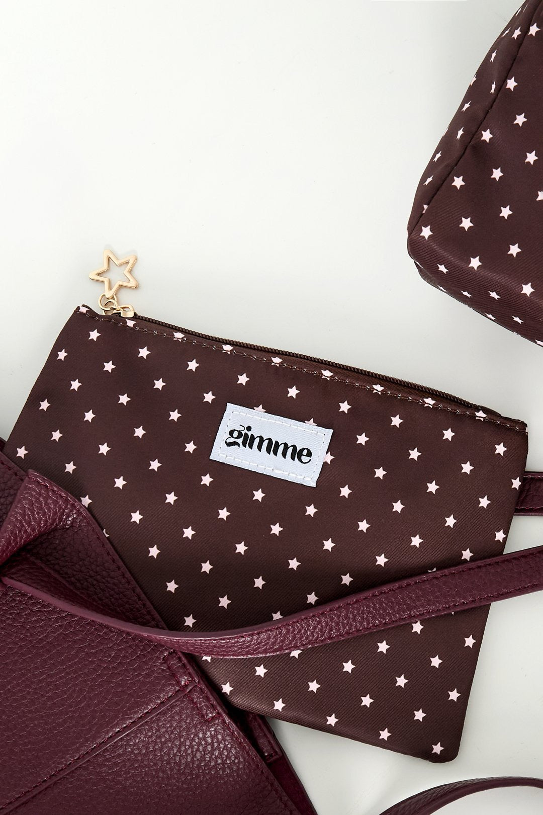 Stars Make up bag | Brown