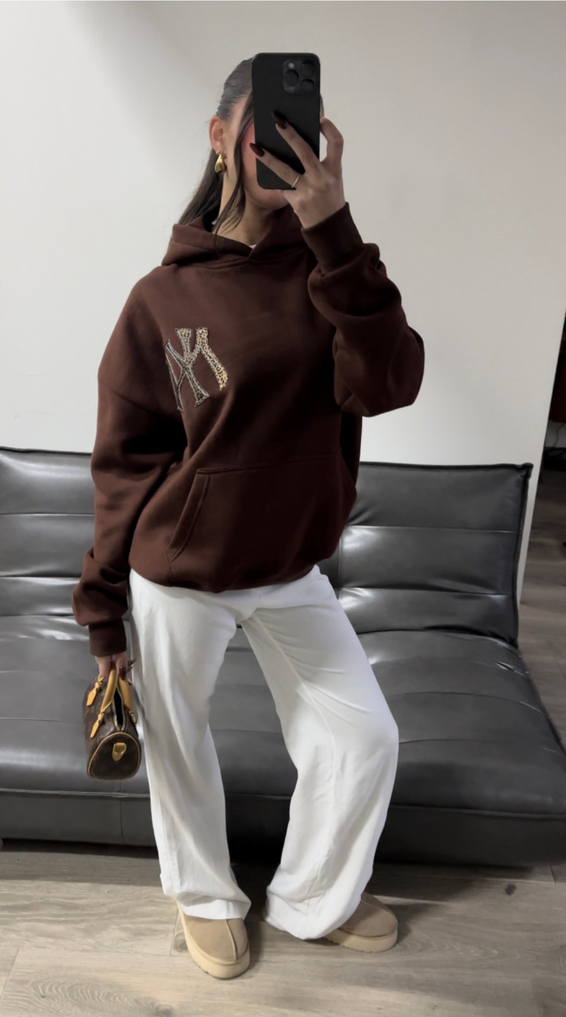 NY Hoodie - Brown