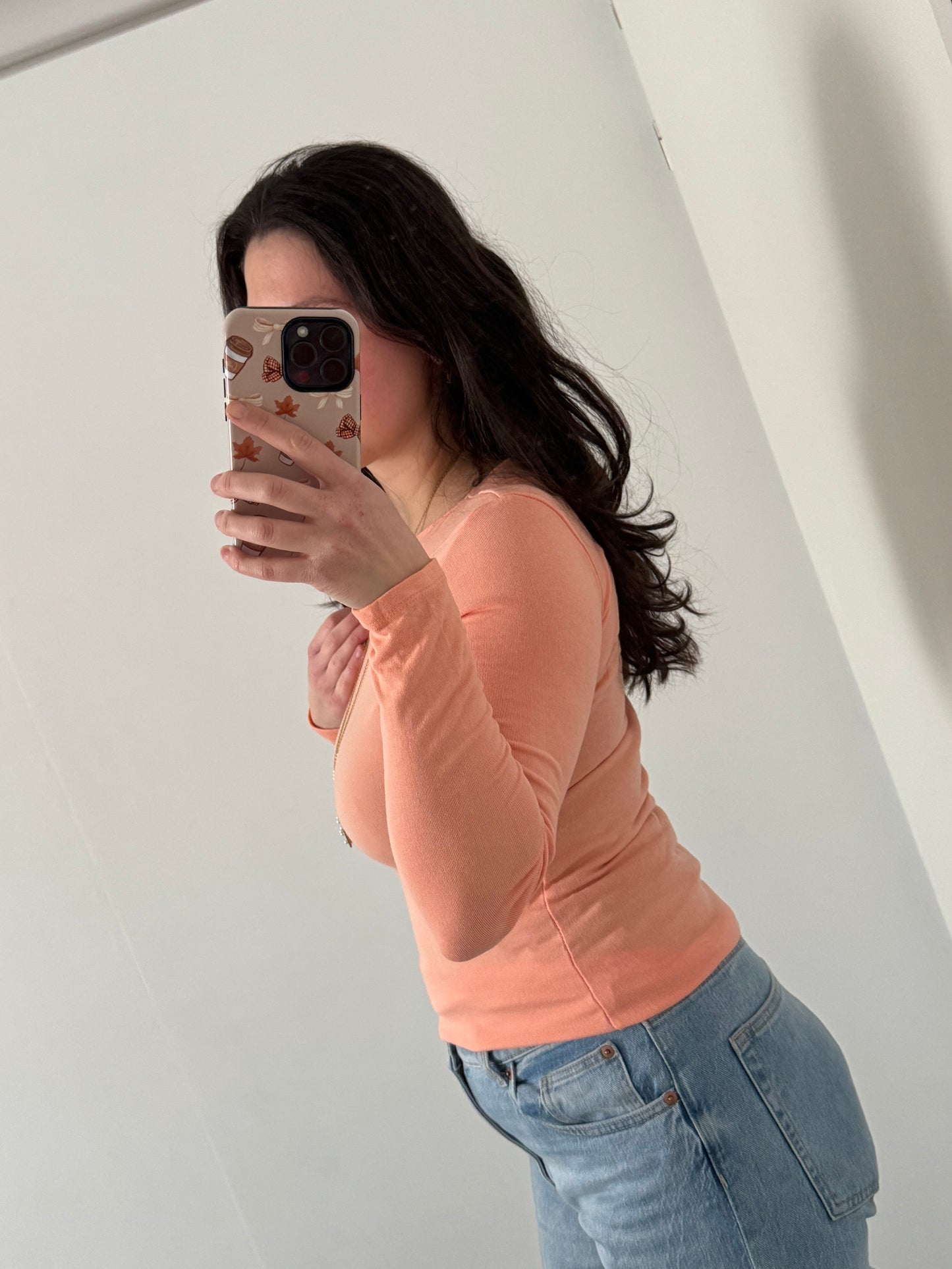 Soft Basic Top | Peach