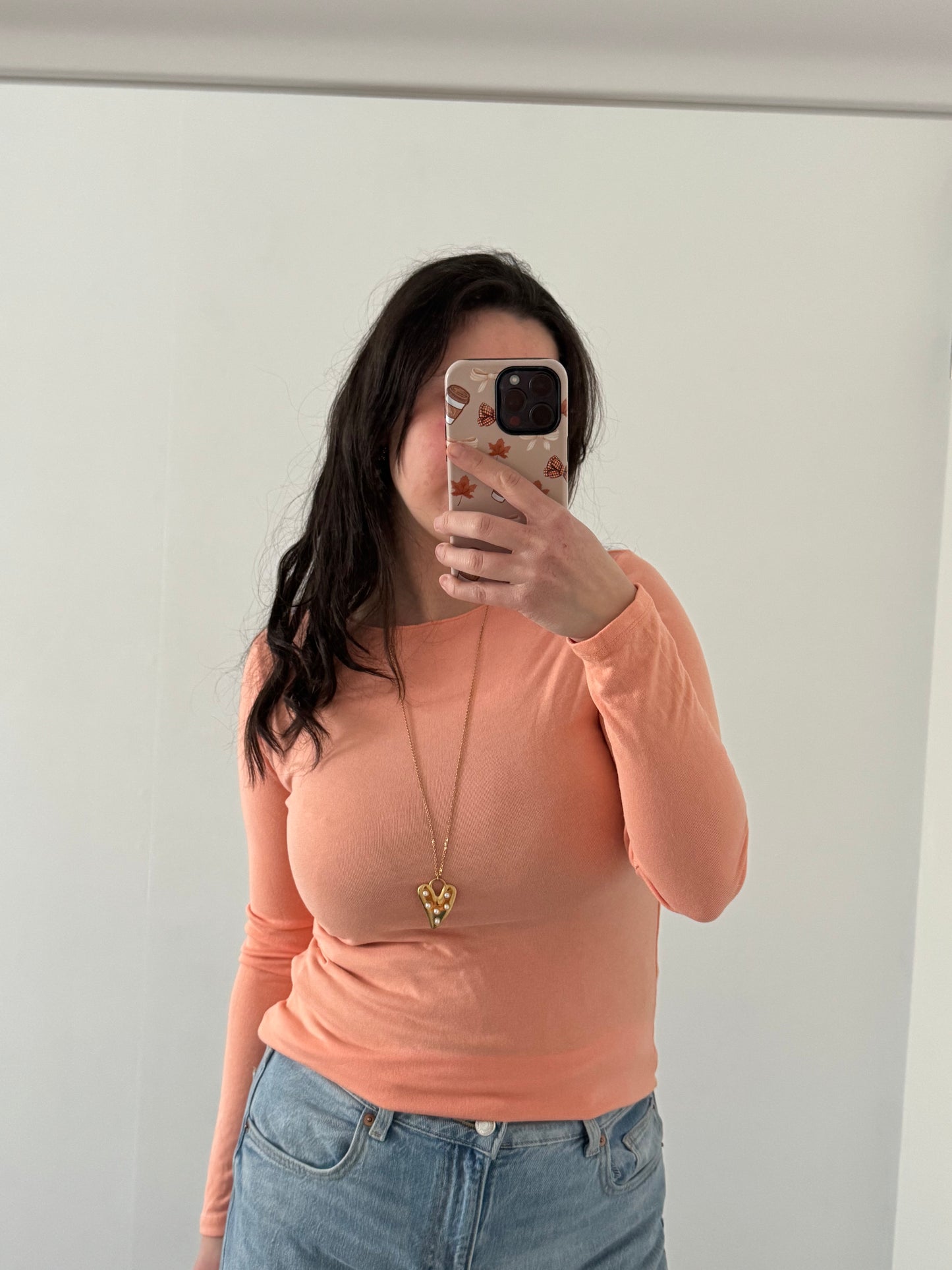 Soft Basic Top | Peach