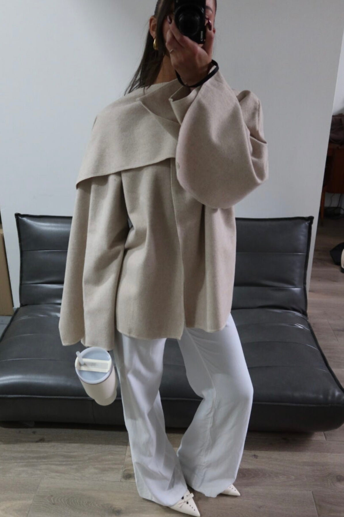 Scarf Jacket - Vanilla