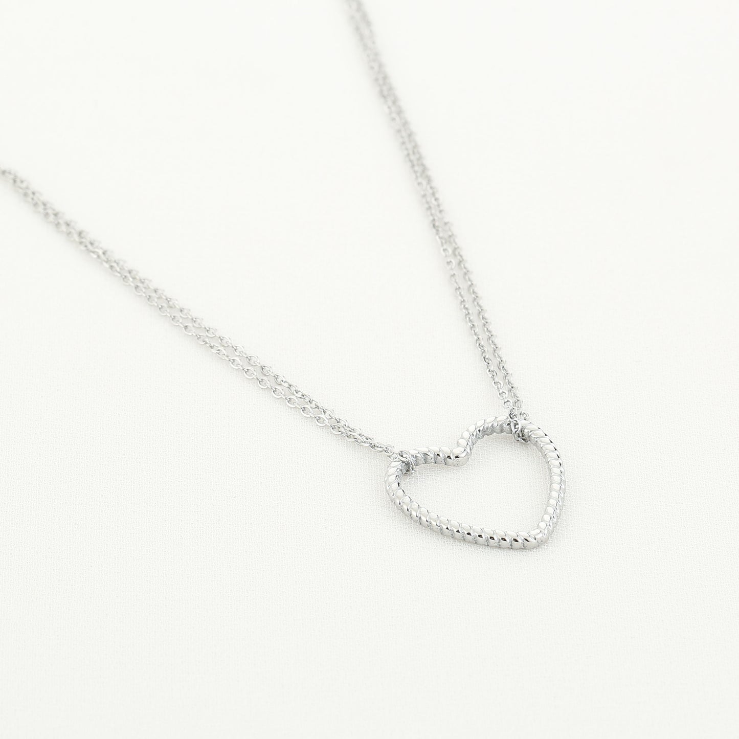 Ketting Met Hart - Zilver