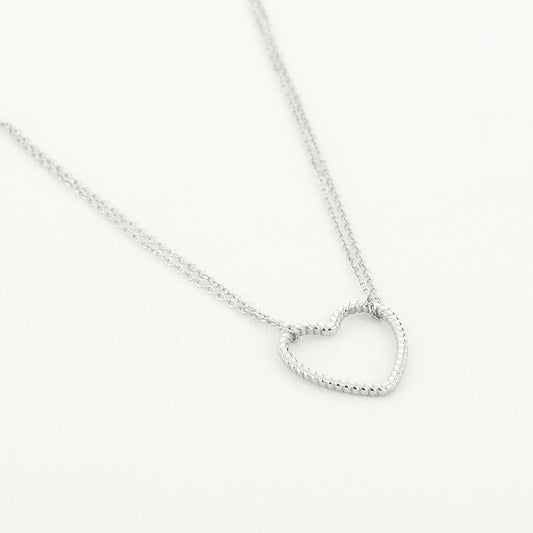 Ketting Met Hart - Zilver