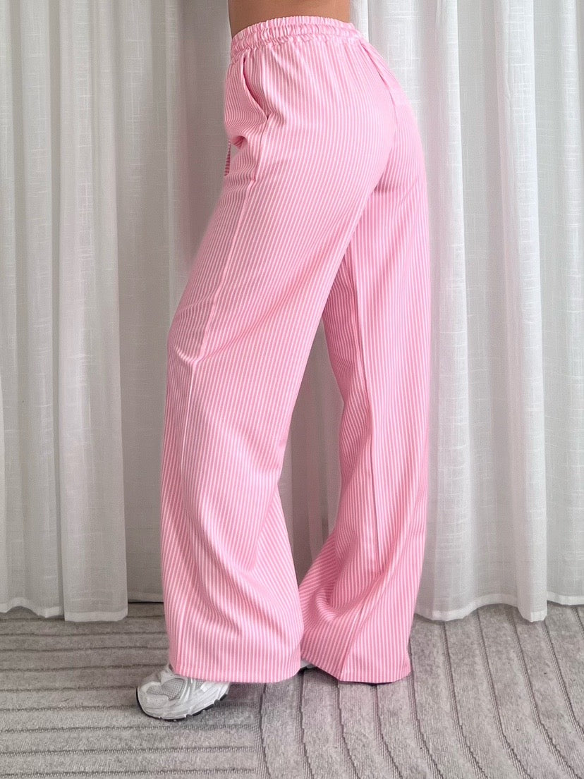 Stripe Pants - Roze