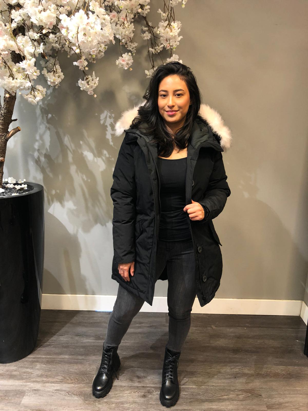 Faux Fur coat - Black