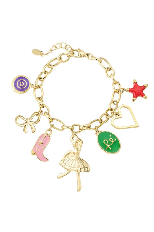 Twinkle Charms Armband - Goud