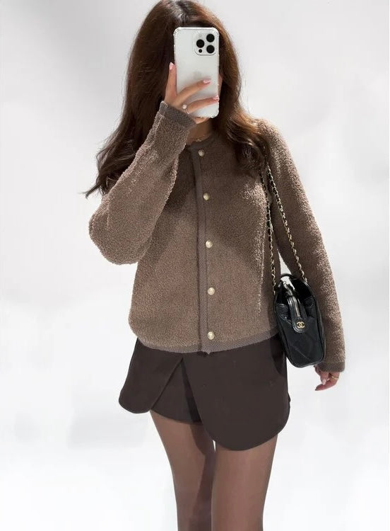 Serena Cardigan - Taupe