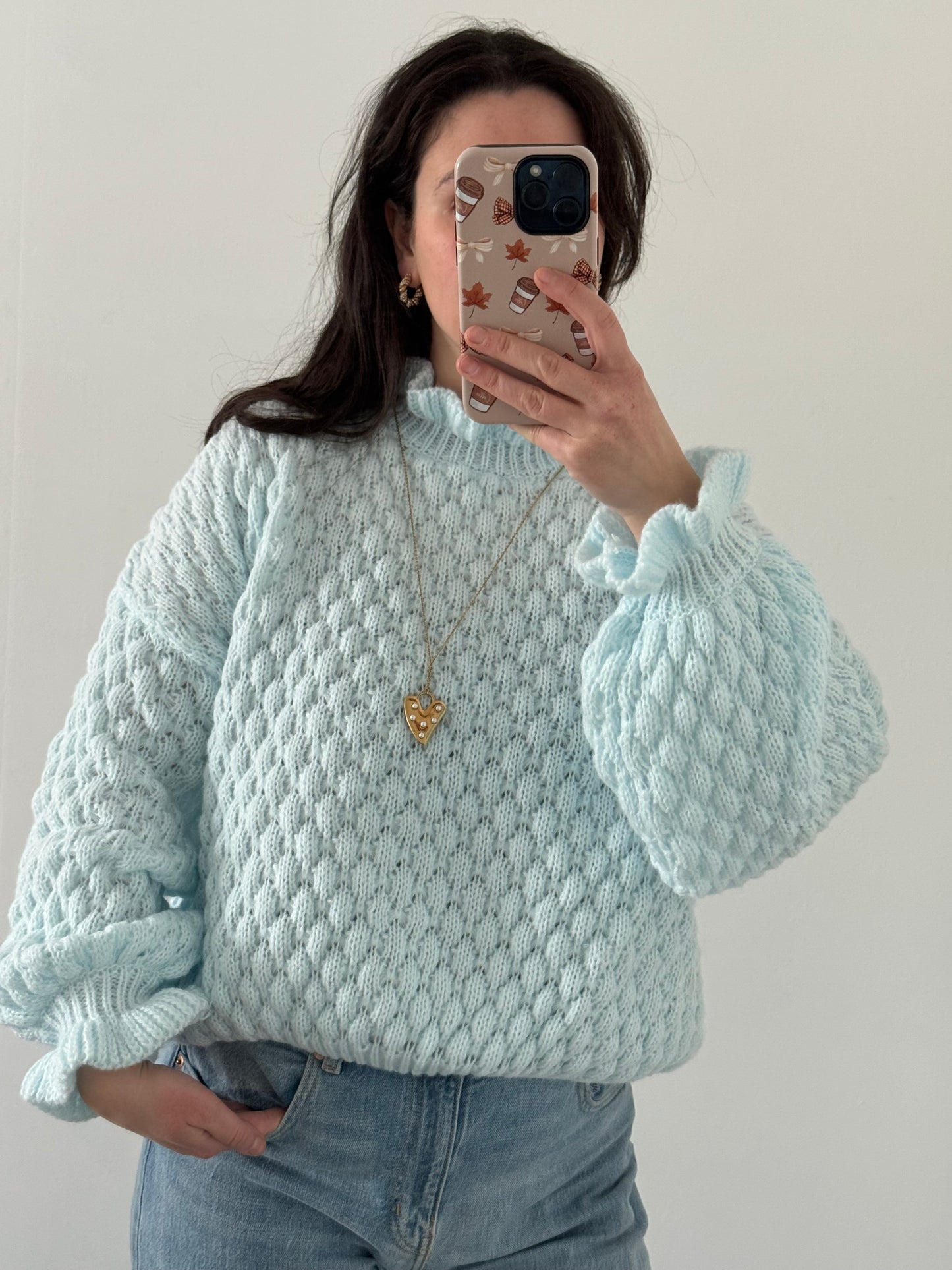 Trui Bubble | Licht Blauw