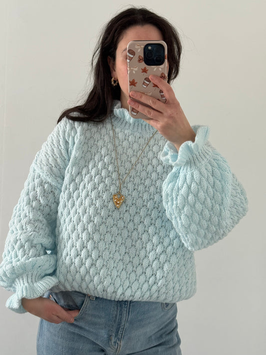 Trui Bubble | Licht Blauw