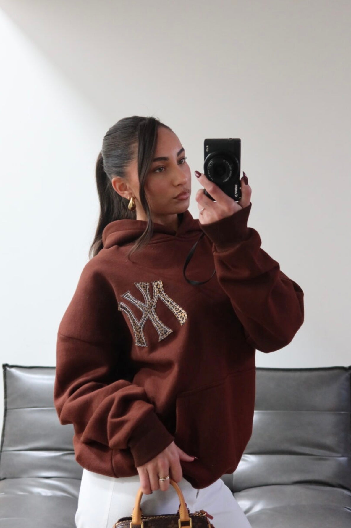 NY Hoodie - Brown