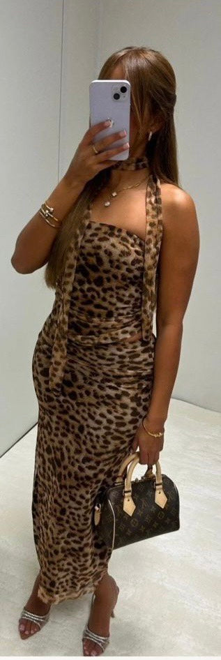 Nina Leopard Set