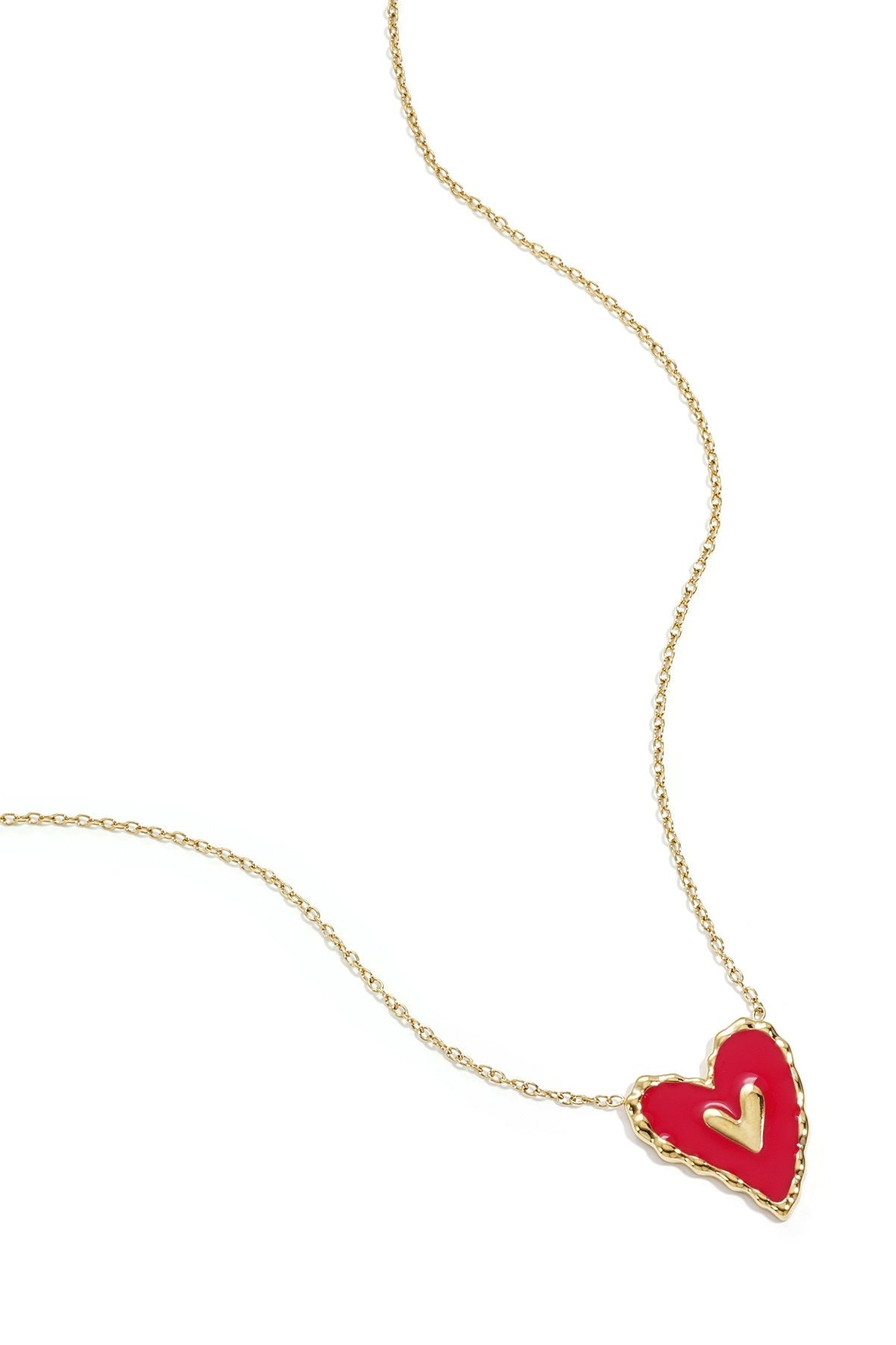 Ketting rood hartje