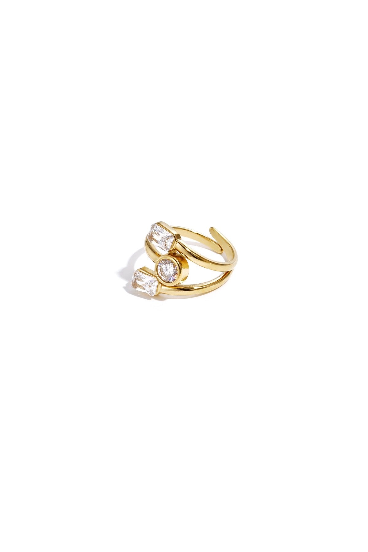 Ring met steentjes