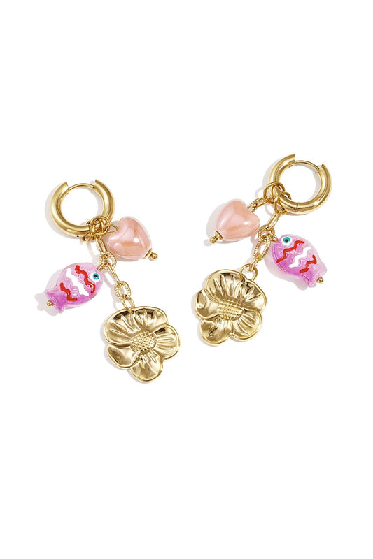 Oorbellen visje | Goud