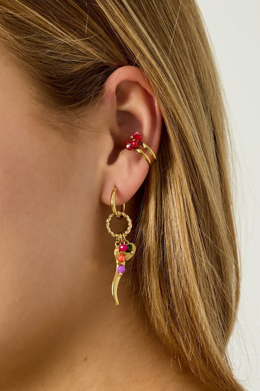 Ear cuff bloem | Gold