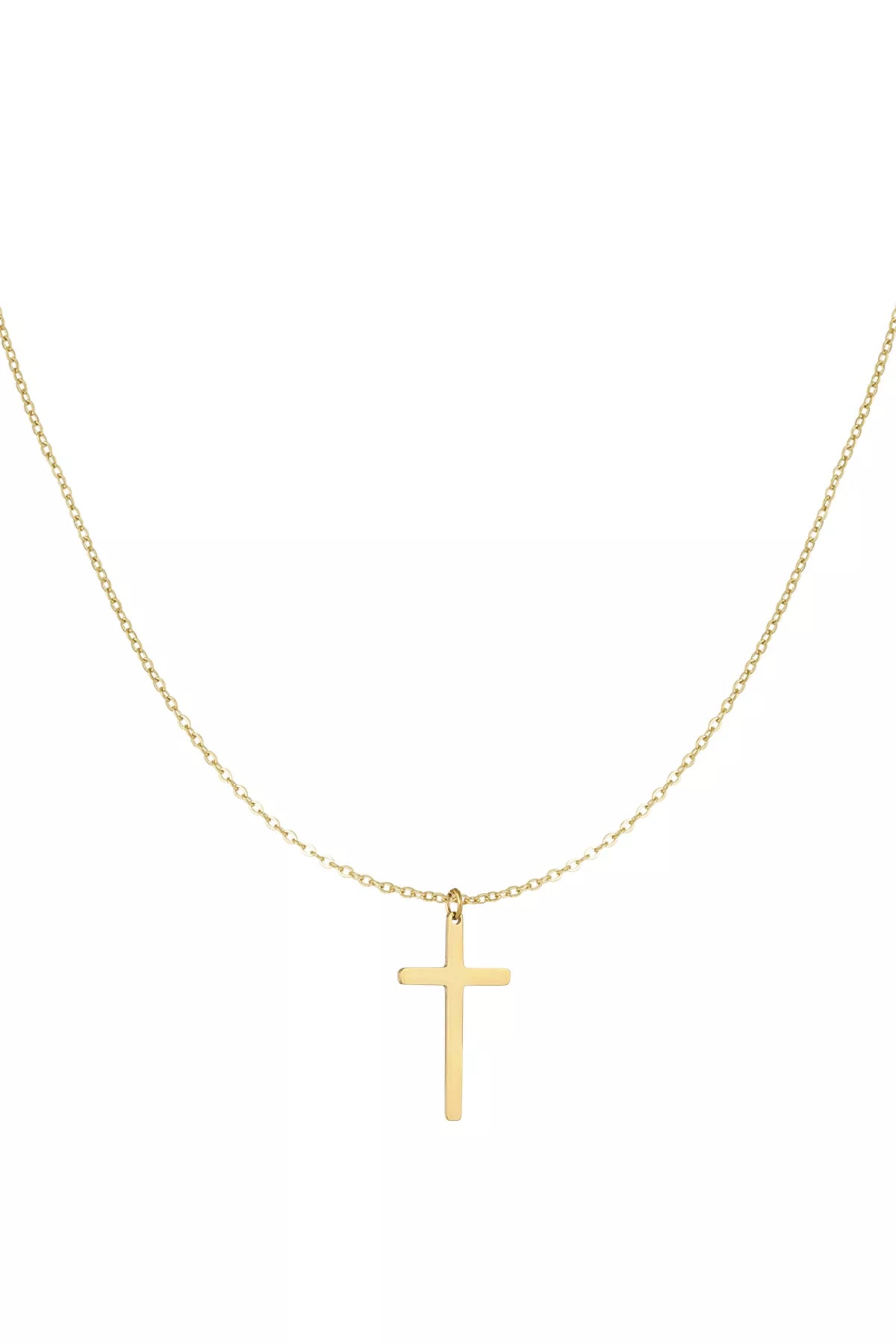 Ketting Kruis - Goud