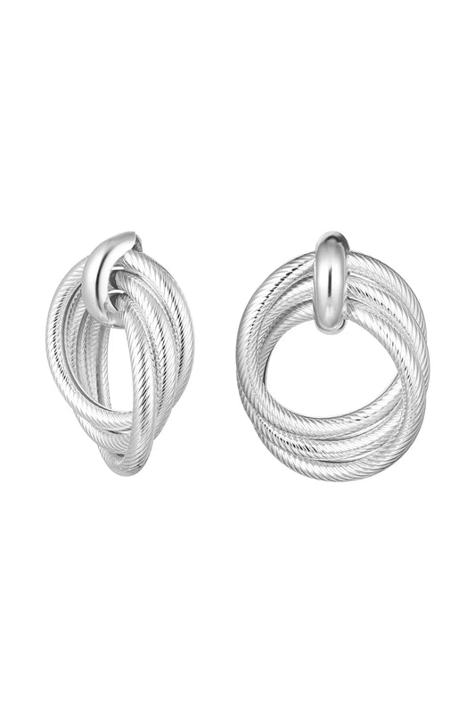 Infinity Hoops - Zilver